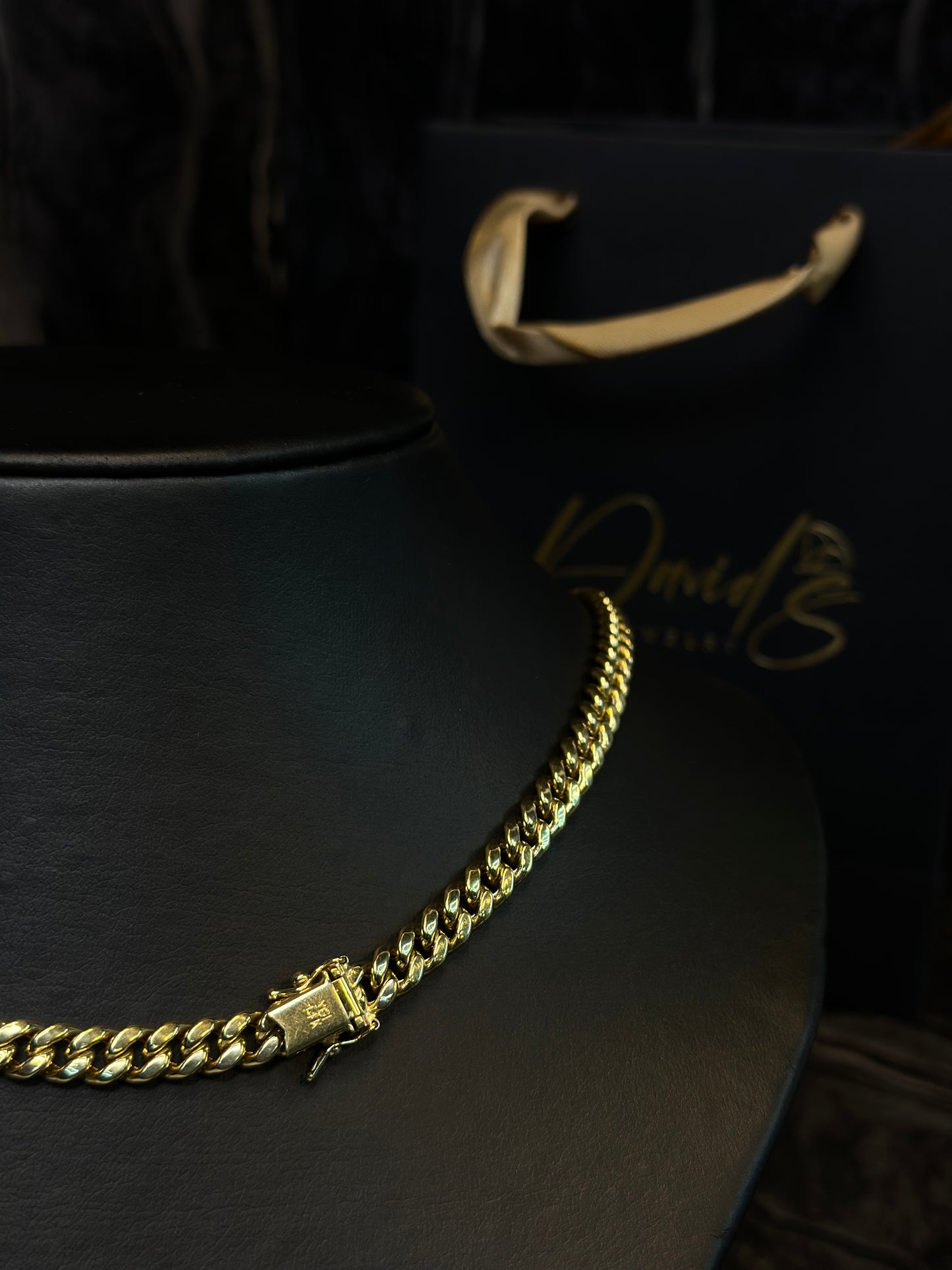 24” 14K Cuban Link Chain