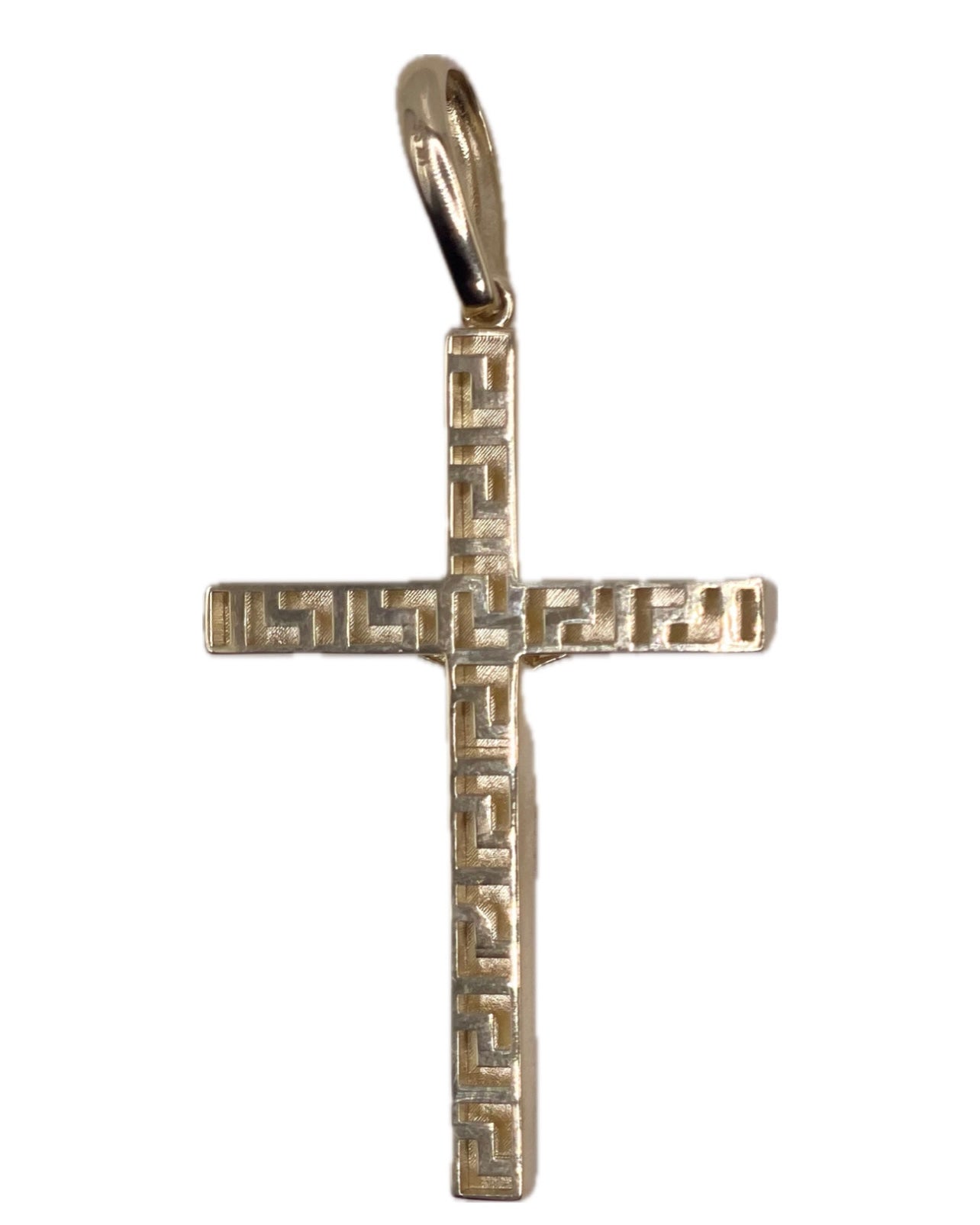 14K Crucifix Cross Pendant