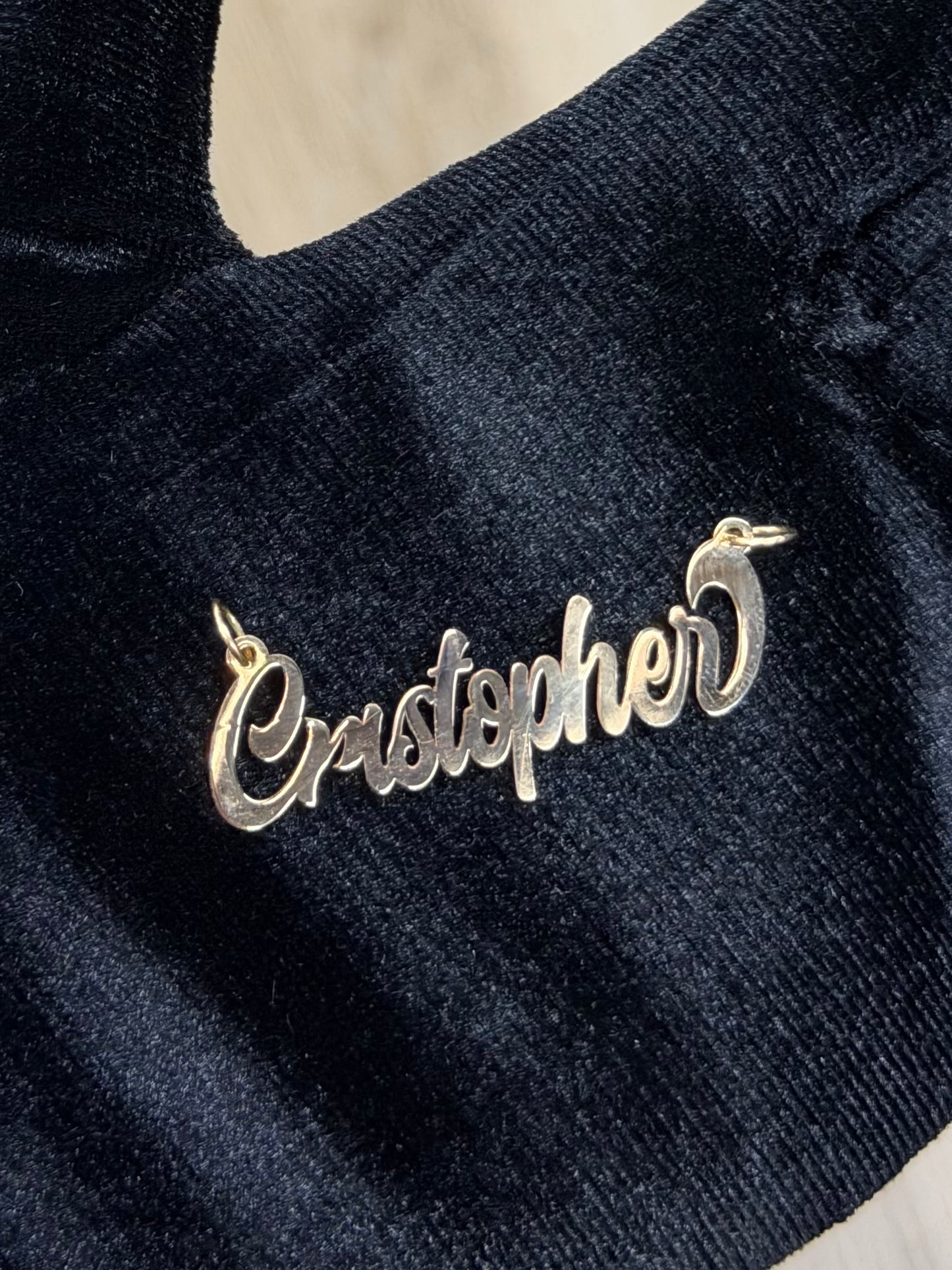 14K Custom Name Plate