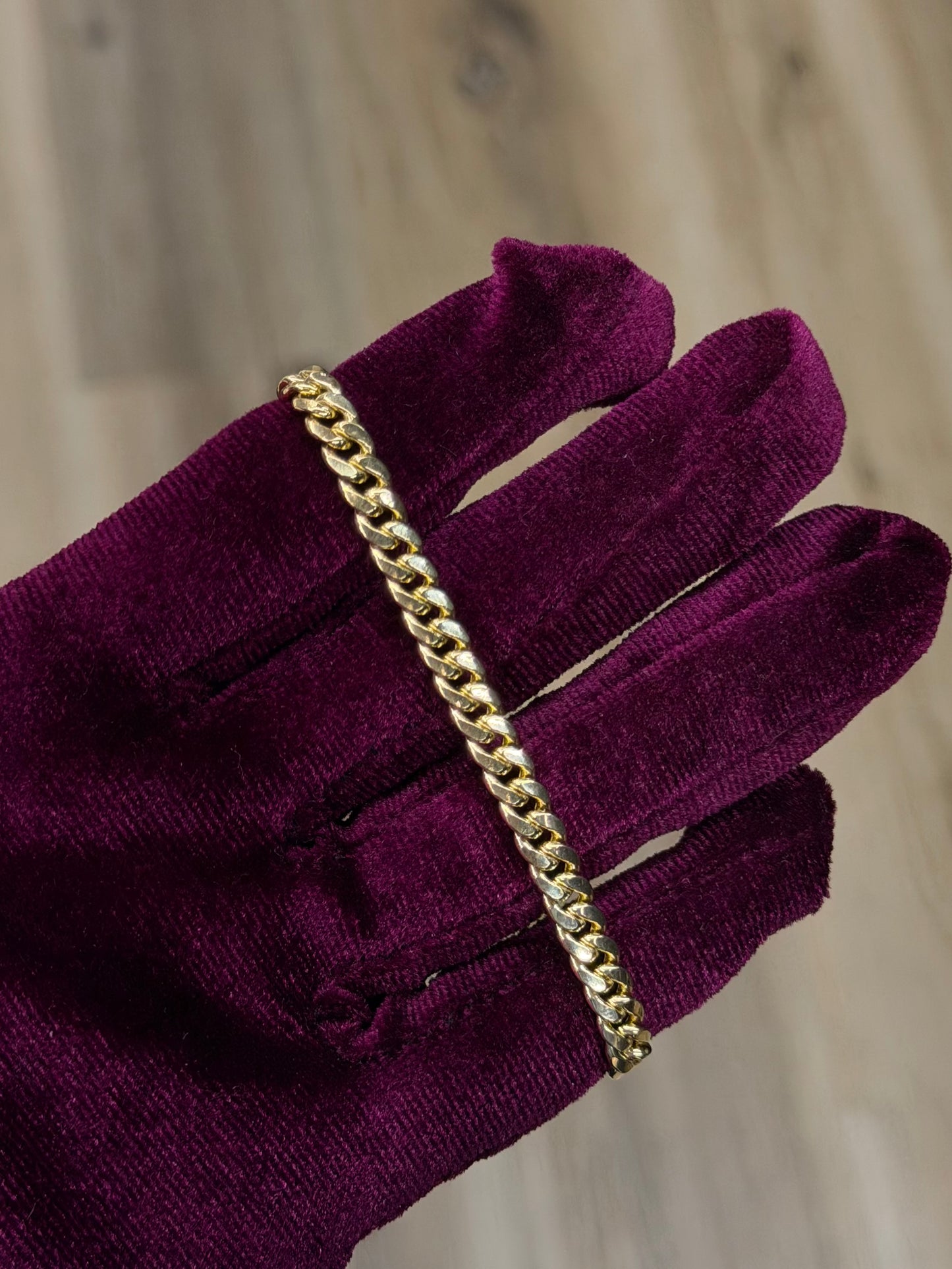 14K Miami Cuban Bracelet