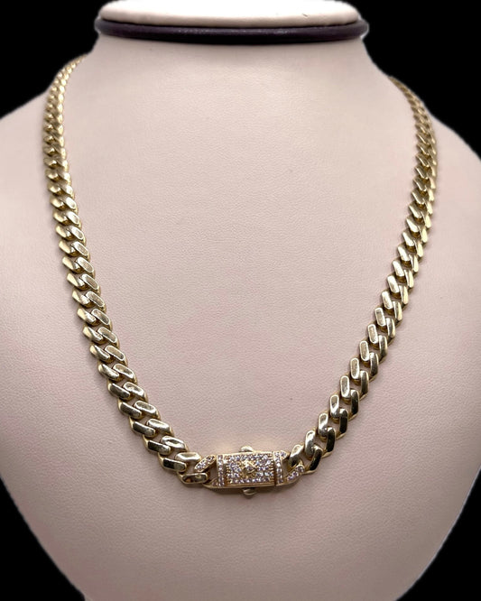 22” 14K Cuban Link Chain (7mm)