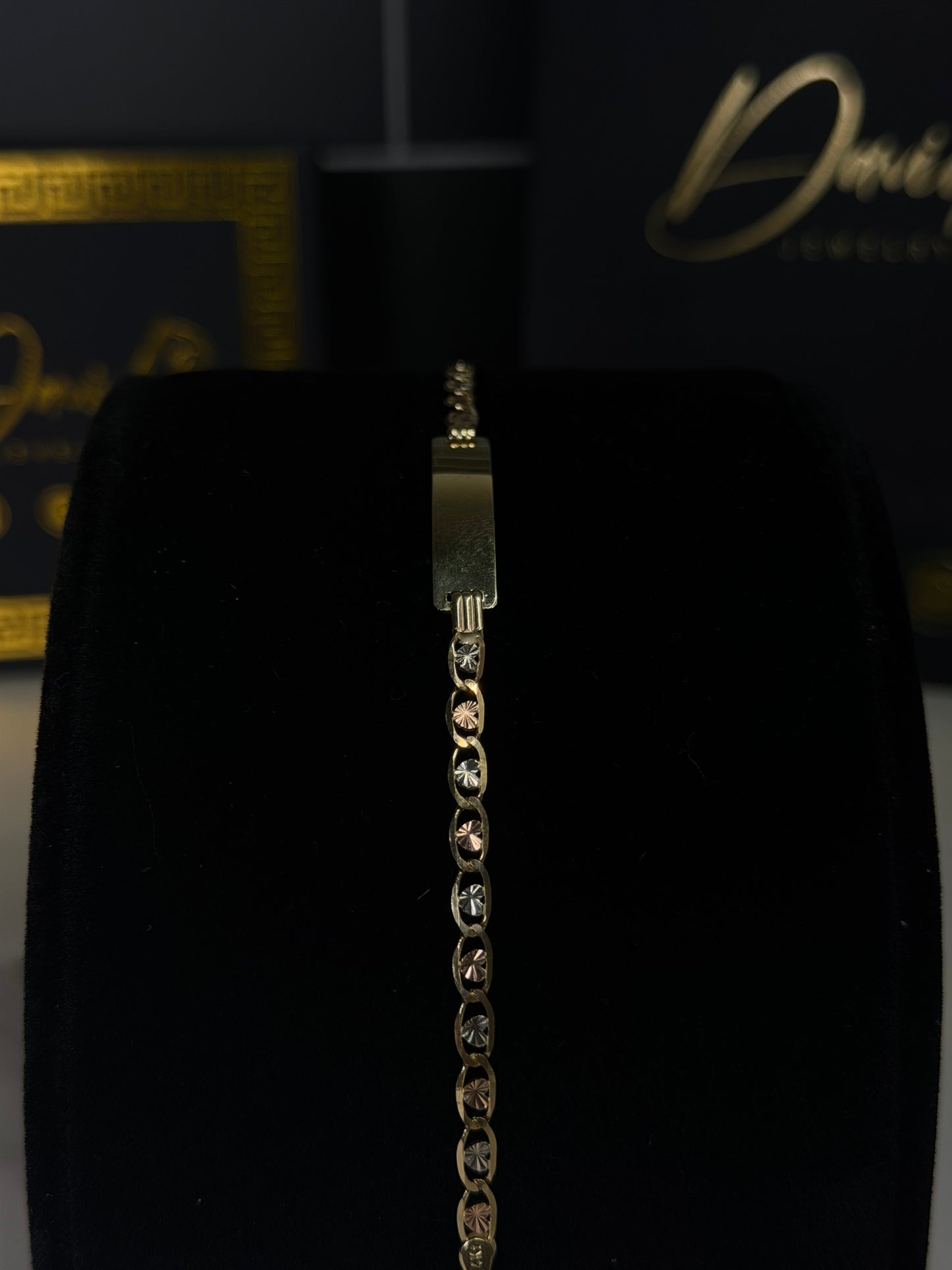 14K Heart Valentino ID Kid Bracelet
