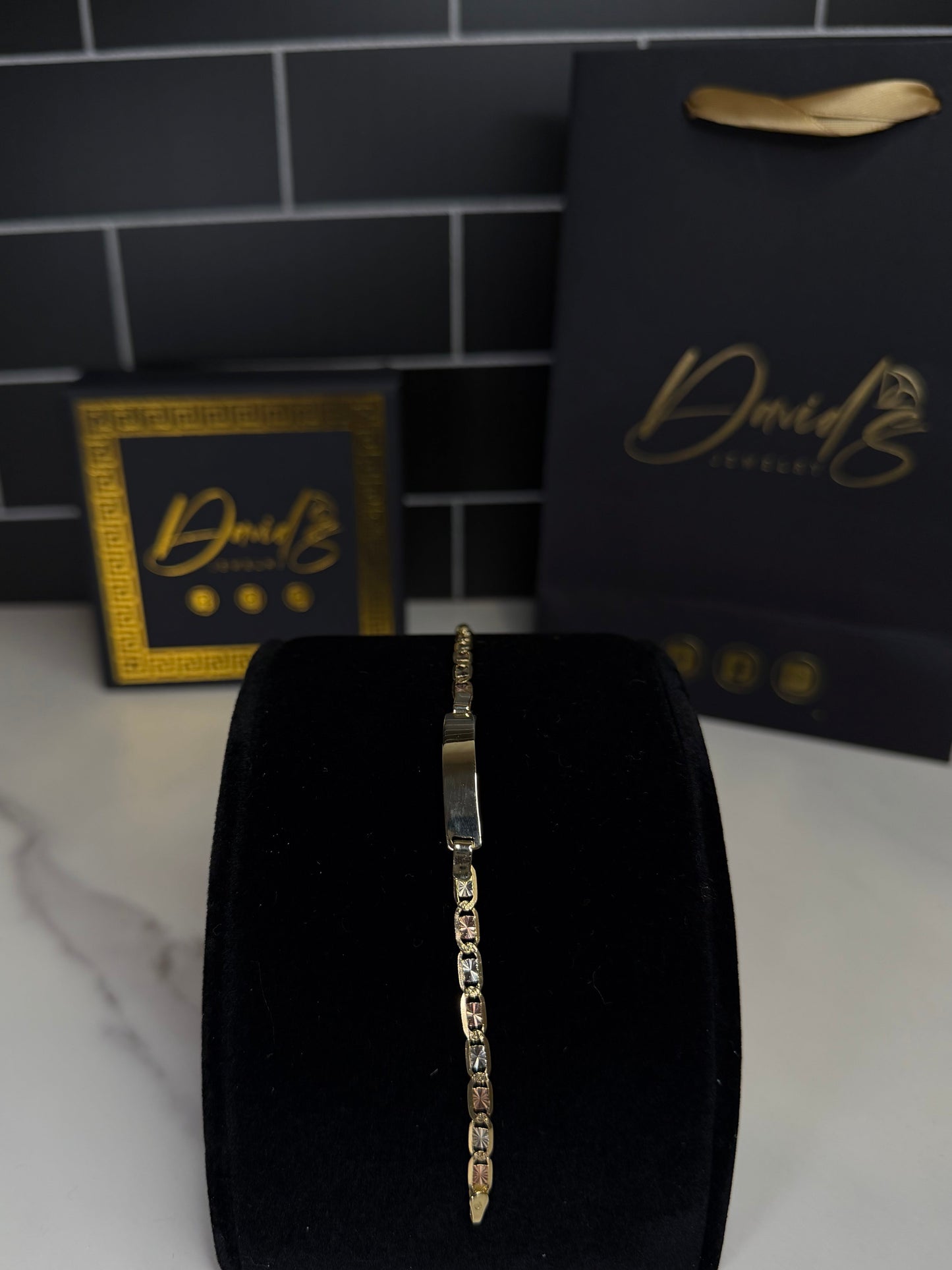 14K Valentino ID Kids Bracelet