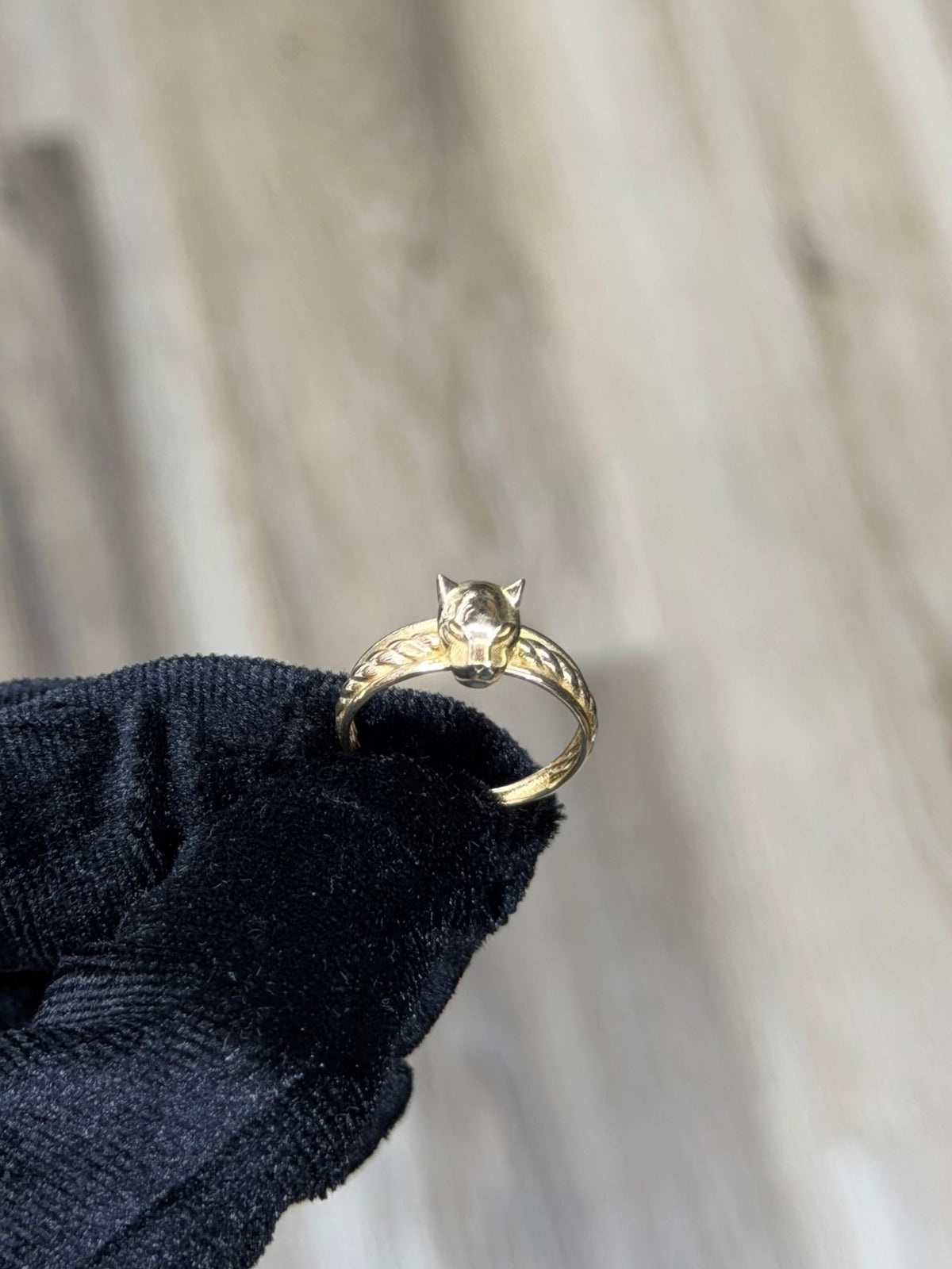 14K Panther Women Ring