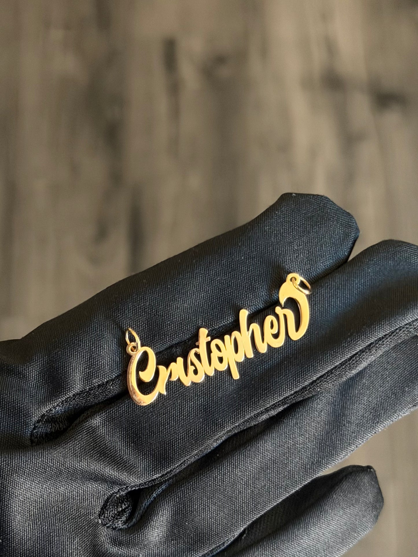 14K Custom Name Plate