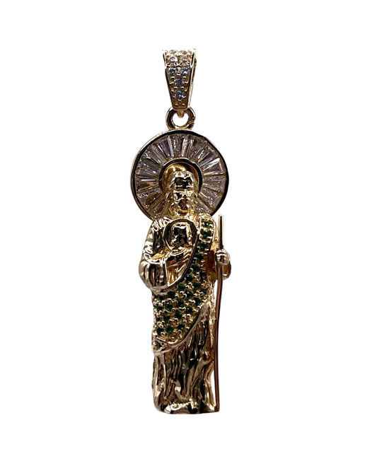 14K 3D San Judas Pendant