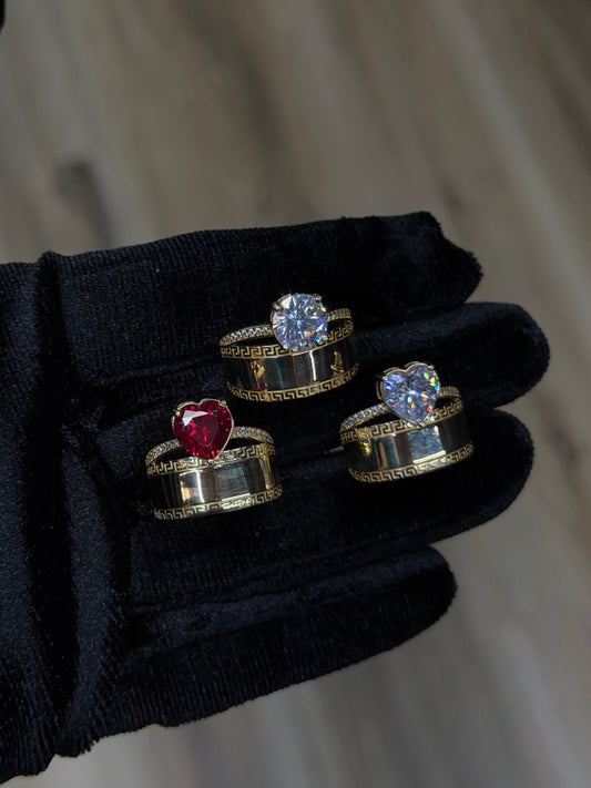 14K Promise Ring With Engraving Band