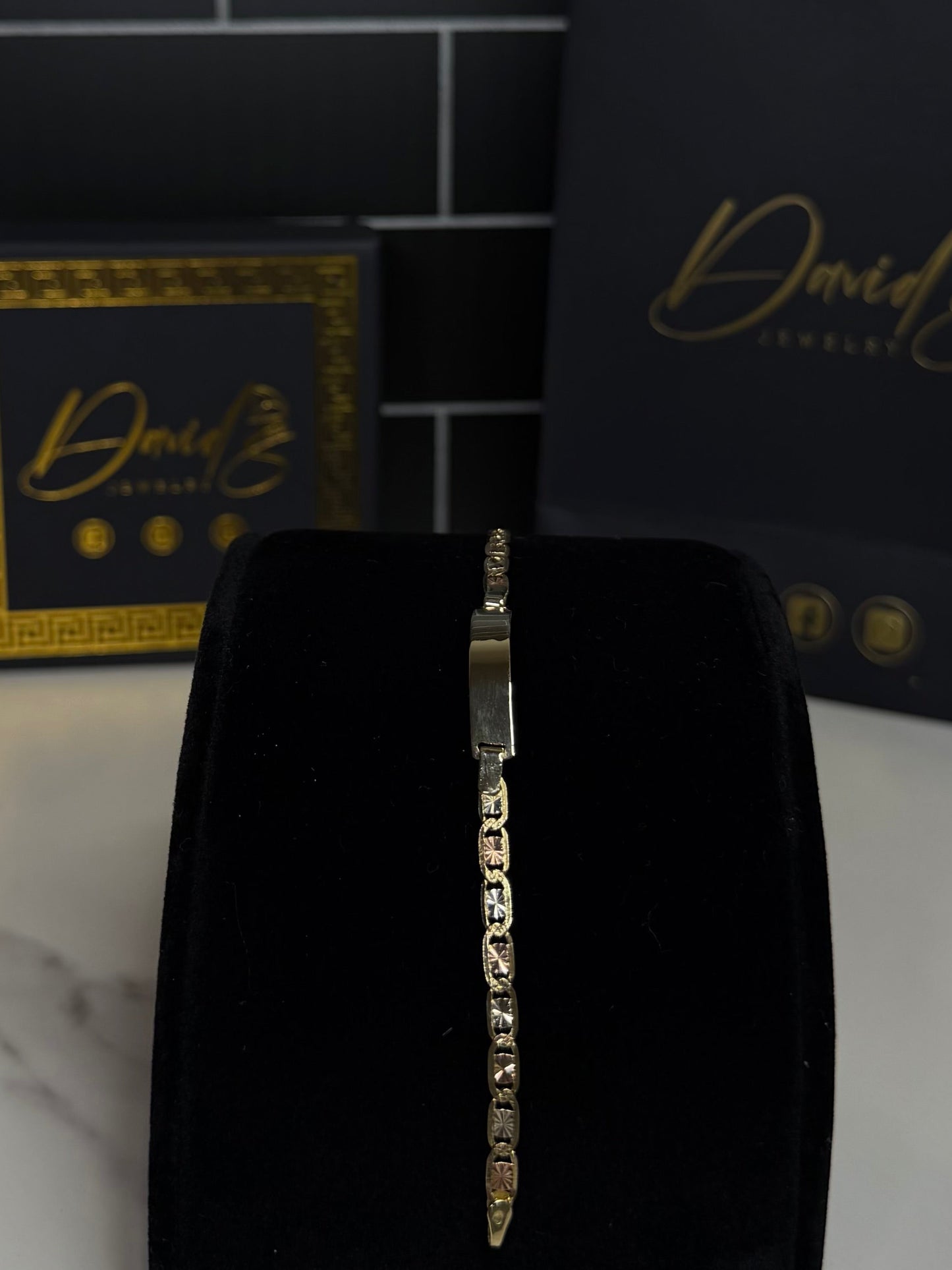 14K Valentino ID Kids Bracelet