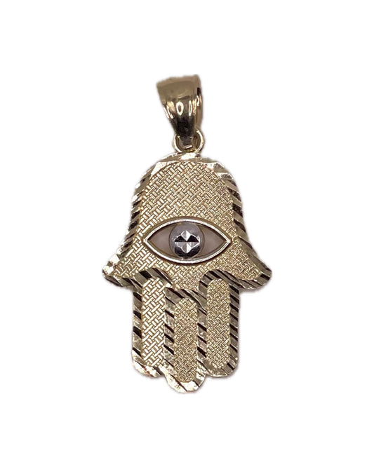 14K Hamsa Pendant