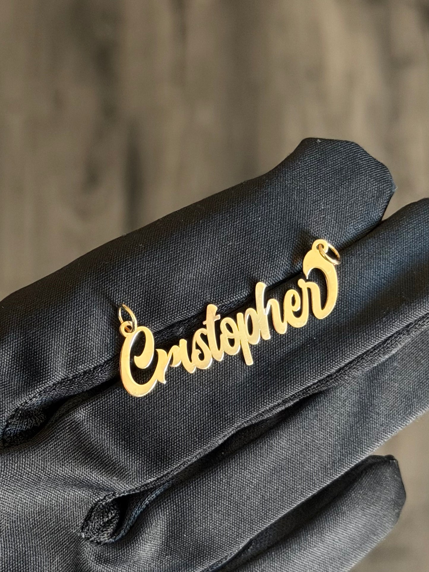 14K Custom Name Plate